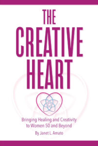 The Creative Heart Book Cover - "Bringing Healing and Creativity to Women 50 and Beyond" by Janet L. Amato